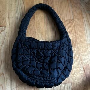COS Quilted Mini Bag Black
